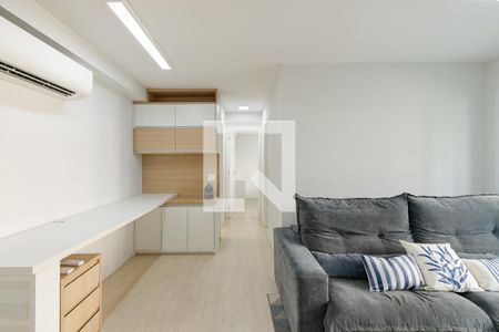 Sala de apartamento para alugar com 2 quartos, 65m² em Cidade Monções, São Paulo