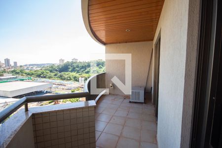 Sacada da sala de apartamento para alugar com 3 quartos, 150m² em Santa Cruz do Jose Jacques, Ribeirão Preto