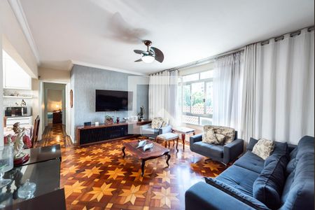 Sala de apartamento para alugar com 3 quartos, 120m² em Aparecida, Santos