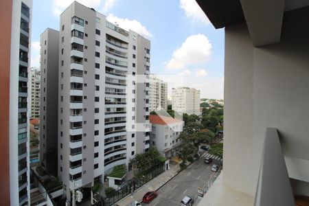 Vista da Varanda de kitnet/studio para alugar com 1 quarto, 35m² em Indianópolis, São Paulo