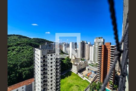 Vista da Sacada de apartamento para alugar com 3 quartos, 136m² em Vila Luis Antônio, Guarujá