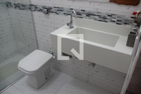 Banheiro de casa para alugar com 2 quartos, 400m² em Jardim Marnilda, Sorocaba