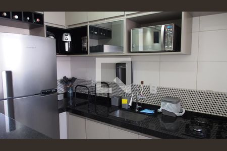 Cozinha e Área de Serviço de apartamento à venda com 2 quartos, 53m² em Vila Progresso, Jundiaí
