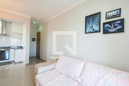 Sala de apartamento para alugar com 2 quartos, 60m² em Marta Helena, Uberlândia