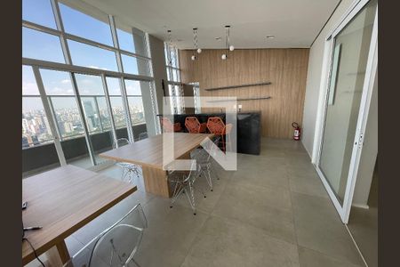 Studio para alugar com 25m², 1 quarto e 1 vagaSalão Gourmet
