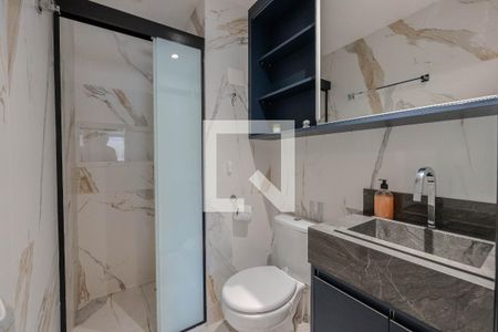 Studio à venda com 24m², 1 quarto e sem vaga Studio à venda com 24m², 1 quarto e sem vagaBanheiro