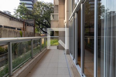 Varanda da Sala de apartamento para alugar com 2 quartos, 150m² em Vila Nova Conceição, São Paulo