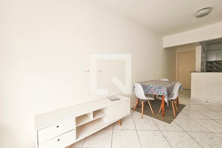 Sala de apartamento para alugar com 1 quarto, 52m² em Balneario Cidade Atlantica, Guarujá