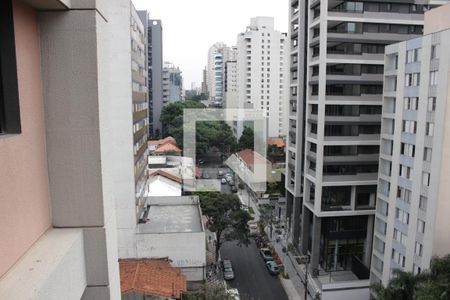 Vista da Rua João Moura de apartamento à venda com 1 quarto, 58m² em Pinheiros, São Paulo