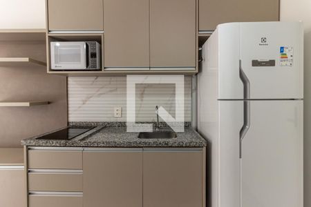 Cozinha de kitnet/studio para alugar com 1 quarto, 25m² em Vila Buarque, São Paulo