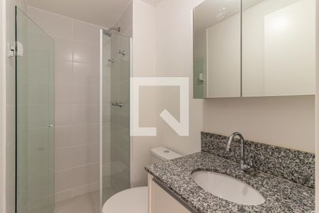 Studio para alugar com 25m², 1 quarto e sem vaga Studio para alugar com 25m², 1 quarto e sem vagaBanheiro