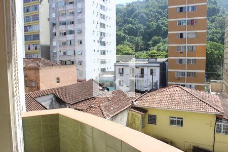 Varanda da Sala de apartamento para alugar com 3 quartos, 110m² em Itararé, Santos