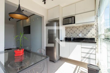 Cozinha - Varanda de apartamento à venda com 1 quarto, 34m² em Ipiranga, São Paulo