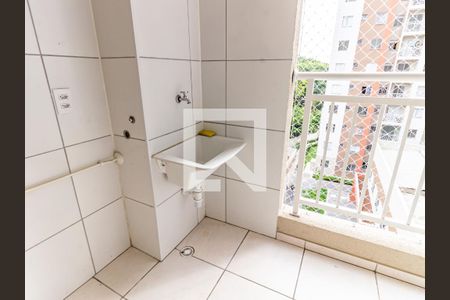 Varanda e Area de serviço de apartamento para alugar com 2 quartos, 40m² em Canindé, São Paulo