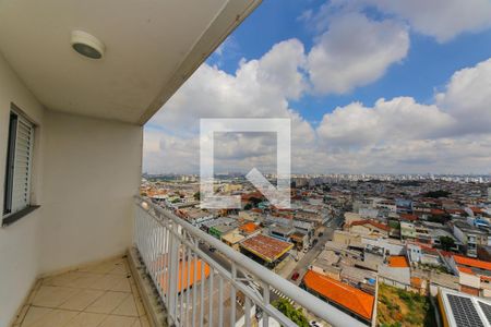 Varanda da Sala de apartamento para alugar com 2 quartos, 66m² em Parque São Lucas, São Paulo