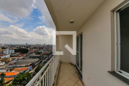 Varanda da Sala de apartamento para alugar com 2 quartos, 66m² em Parque São Lucas, São Paulo
