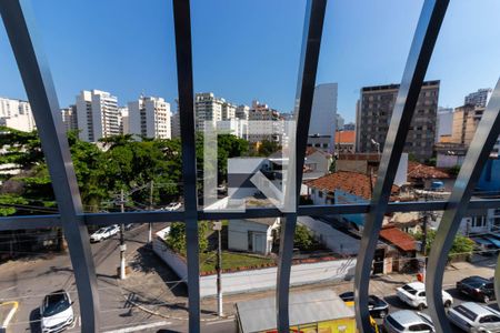 Vista Sala de apartamento à venda com 2 quartos, 70m² em Icaraí, Niterói