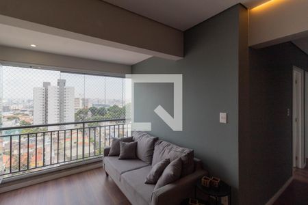 Sala de apartamento para alugar com 2 quartos, 49m² em Chácara Seis de Outubro, São Paulo