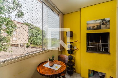 Sala de apartamento à venda com 2 quartos, 56m² em Medianeira, Porto Alegre