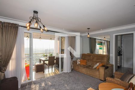 Sala de apartamento à venda com 3 quartos, 96m² em Jardim Henriqueta, Taboão da Serra