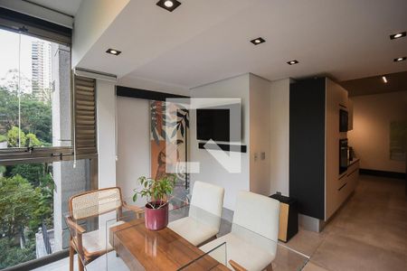 Varanda Gourmet de apartamento para alugar com 1 quarto, 73m² em Jardim Fonte do Morumbi, São Paulo