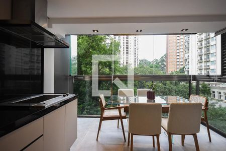 Varanda Gourmet de apartamento para alugar com 1 quarto, 73m² em Jardim Fonte do Morumbi, São Paulo