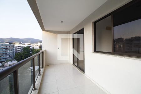 Varanda da Sala de apartamento para alugar com 3 quartos, 169m² em Anil, Rio de Janeiro