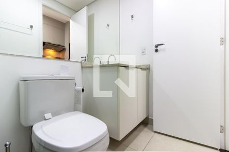 Studio para alugar com 27m², 1 quarto e sem vaga Studio para alugar com 27m², 1 quarto e sem vagaBanheiro