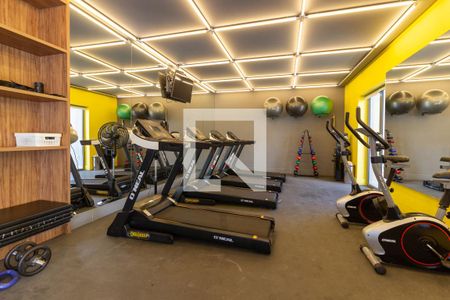 Studio para alugar com 27m², 1 quarto e sem vaga Studio para alugar com 27m², 1 quarto e sem vagaÁrea comum - Academia