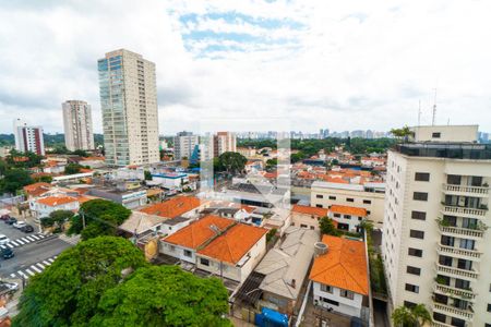 Vista da Sacada de apartamento à venda com 1 quarto, 57m² em Jardim Brasil (zona Sul), São Paulo