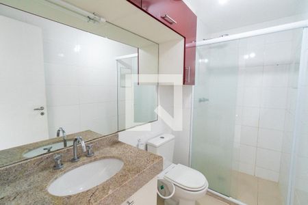 Banheiro de apartamento para alugar com 1 quarto, 57m² em Jardim Brasil (zona Sul), São Paulo