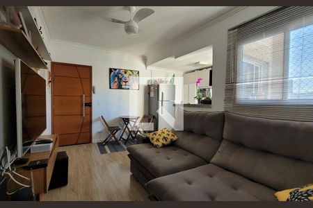 Sala de apartamento à venda com 2 quartos, 110m² em Vila Junqueira, Santo André