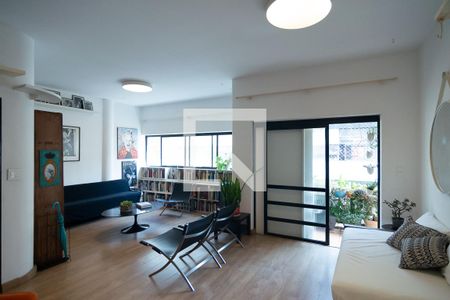 Sala  de apartamento à venda com 3 quartos, 125m² em República, São Paulo