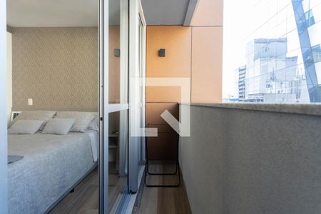 Varanda de kitnet/studio para alugar com 1 quarto, 36m² em Lapa, Rio de Janeiro
