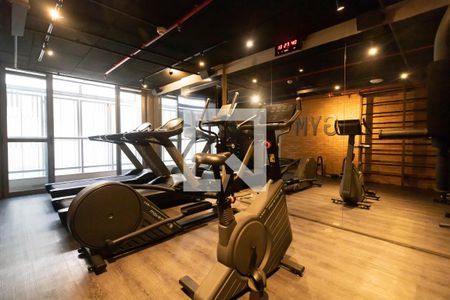 Área comum - Academia de kitnet/studio para alugar com 1 quarto, 36m² em Lapa, Rio de Janeiro