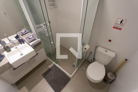 Studio para alugar com 36m², 1 quarto e sem vaga Studio para alugar com 36m², 1 quarto e sem vagaBanheiro