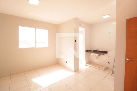Sala de apartamento para alugar com 2 quartos, 51m² em Jardim Espanha, Uberlândia