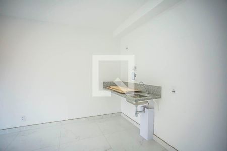 Sala / Cozinha de apartamento para alugar com 1 quarto, 30m² em São Judas, São Paulo