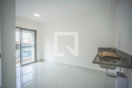 Sala / Cozinha de apartamento para alugar com 1 quarto, 30m² em São Judas, São Paulo