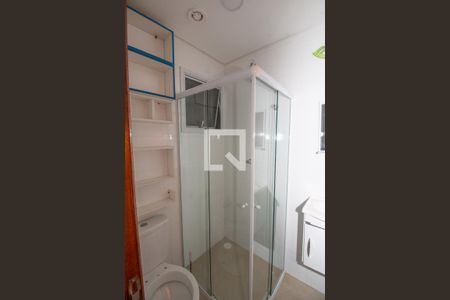 Banheiro de apartamento para alugar com 1 quarto, 37m² em Chácara Belenzinho, São Paulo