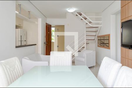 Sala 1º Piso de apartamento para alugar com 3 quartos, 113m² em Jurerê Internacional, Florianópolis