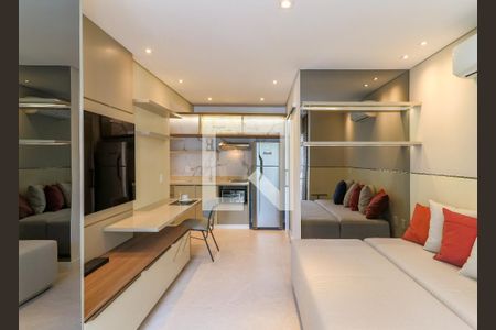 Sala/Quarto de kitnet/studio para alugar com 1 quarto, 24m² em Campo Belo, São Paulo