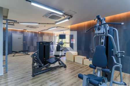 Studio para alugar com 24m², 1 quarto e sem vaga Studio para alugar com 24m², 1 quarto e sem vagaÁrea comum - Academia