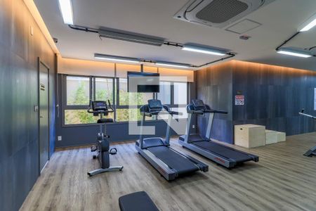 Studio para alugar com 24m², 1 quarto e sem vaga Studio para alugar com 24m², 1 quarto e sem vagaÁrea comum - Academia