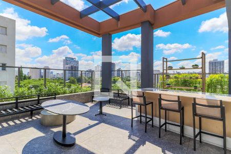 Studio para alugar com 24m², 1 quarto e sem vaga Studio para alugar com 24m², 1 quarto e sem vagaÁrea comum - Espaço Gourmet