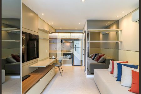 Sala/Quarto de kitnet/studio para alugar com 1 quarto, 24m² em Campo Belo, São Paulo