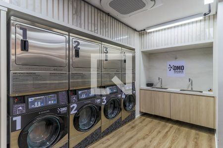 Studio para alugar com 24m², 1 quarto e sem vaga Studio para alugar com 24m², 1 quarto e sem vagaÁrea comum - Lavanderia