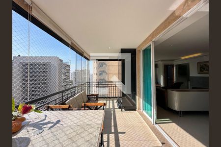 Varanda Gourmet de apartamento à venda com 2 quartos, 123m² em Brooklin, São Paulo