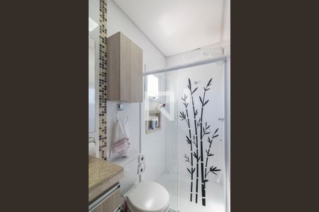 Banheiro da Suite de apartamento à venda com 3 quartos, 160m² em Jardim Santo Antônio, Santo André