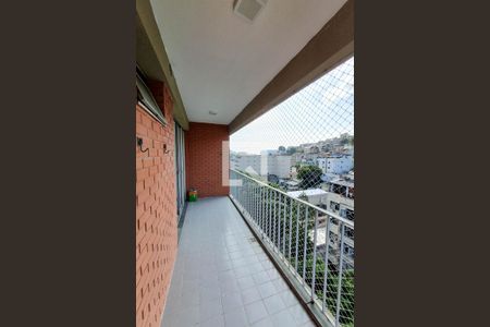 Varanda da Sala de apartamento à venda com 2 quartos, 75m² em Estácio, Rio de Janeiro